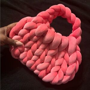 PINK Chunky Knit Handbags (BROWN is SOLD)